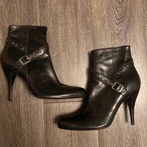 Versus Versace Leather Booties NEW